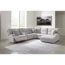  Manufacturer Color_Pewter  -- Acklen Place Power Reclining Fabric 6 pc Sectional IMAGE 2