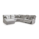  Manufacturer Color_Pewter  -- Acklen Place Power Reclining Fabric 6 pc Sectional IMAGE 1