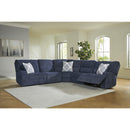  Manufacturer Color_Navy  -- Acklen Place 93607S3 5 pc Power Reclining Sectional IMAGE 2