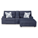  Manufacturer Color_Navy  -- Acklen Place 93607S4 3 pc Power Reclining Sectional Sofa with Chaise IMAGE 3
