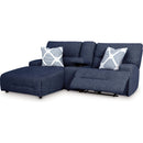  Manufacturer Color_Navy  -- Acklen Place 93607S5 3 pc Power Reclining Sectional Sofa with Chaise IMAGE 2