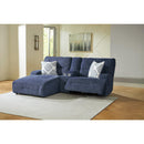  Manufacturer Color_Navy  -- Acklen Place 93607S5 3 pc Power Reclining Sectional Sofa with Chaise IMAGE 4