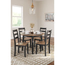  Signature Design by Ashley Gesthaven D396-15 Round Dining Room Drop Leaf Table IMAGE 7