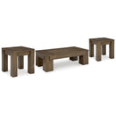  Signature Design by Ashley Rosswain T763T1 Lift-top Coffee Table and 2 End Tables IMAGE 1