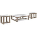  Signature Design by Ashley Loyaska T789T1 Coffee Table and 2 End Tables IMAGE 1