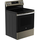  GE 30-inch Freestanding Electric Range with Convection Technology GRF600AVES IMAGE 5