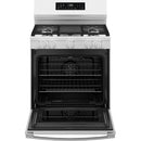  GE 30-inch Freestanding Gas Range with Convection Technology GGF600AVWW IMAGE 3