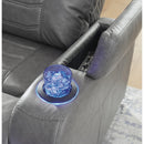  Manufacturer Color_Slate  -- Schooner Rocks Power Leather Look Recliner IMAGE 8