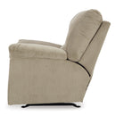  Manufacturer Color_Sand  -- SimpleJoy Rocker Fabric Recliner IMAGE 5