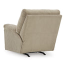  Manufacturer Color_Sand  -- SimpleJoy Rocker Fabric Recliner IMAGE 6