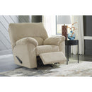  Manufacturer Color_Sand  -- SimpleJoy Rocker Fabric Recliner IMAGE 8