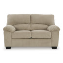  Manufacturer Color_Sand  -- SimpleJoy Stationary Fabric Loveseat IMAGE 2