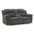  Manufacturer Color_Graphite  -- Frohn Reclining Fabric Loveseat with Console IMAGE 1