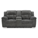  Manufacturer Color_Graphite  -- Frohn Reclining Fabric Loveseat with Console IMAGE 3