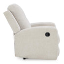  Manufacturer Color_Stone  -- Danum Fabric Recliner with Wall Recline IMAGE 4