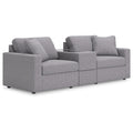  Modmax 92104S3 3 pc Sectional with Storage Console IMAGE 1
