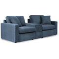  Modmax 92121S3 3 pc Sectional with Storage Console IMAGE 1