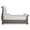  Ardenfield B944B4 King Upholstered Sleigh Bed IMAGE 3