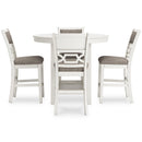  Signature Design by Ashley Erinberg D423-223 Dining Room Counter Table Set IMAGE 2