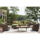  Signature Design by Ashley Horizon Hall P572-814 Ottoman with Cushion IMAGE 8
