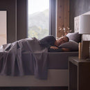  Malouf Classic Cotton MA02KKCHCS - King/Charcoal IMAGE 2