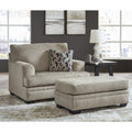  Manufacturer Color_Taupe  -- Stonemeade Stationary Fabric Chair with Ottoman IMAGE 1