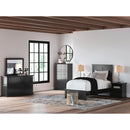  Size_Twin  -- Maribel Panel Bed IMAGE 7