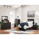  Size_Twin  -- Hollivern Panel Bed IMAGE 9