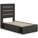  Hollivern PCB2108B17 Twin Panel Storage Bed IMAGE 6