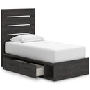  Hollivern PCB2108B18 Twin Panel Bed with Storage IMAGE 2