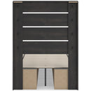  Hollivern PCB2108B18 Twin Panel Bed with Storage IMAGE 5