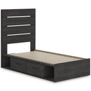  Hollivern PCB2108B18 Twin Panel Bed with Storage IMAGE 6