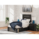  Hollivern PCB2108B18 Twin Panel Bed with Storage IMAGE 7
