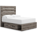  Size_Full  -- Graystorm Panel Bed with Storage IMAGE 1