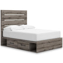  Size_Full  -- Graystorm Panel Bed with Storage IMAGE 1