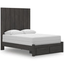  Size_Queen  -- Fraluna Panel Bed with Storage IMAGE 1