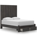  Size_Queen  -- Fraluna Panel Bed with Storage IMAGE 2