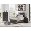  Size_Twin  -- Prendonea Panel Bed IMAGE 8