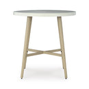  Signature Design by Ashley Seton Creek P798-613 Round Bar Table with Umbrella Option IMAGE 2