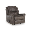  Manufacturer Color_Walnut  -- Lixtowel Rocker Leather Look Recliner IMAGE 1