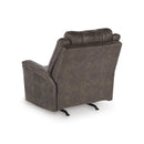  Manufacturer Color_Walnut  -- Lixtowel Rocker Leather Look Recliner IMAGE 6