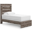  Size_Twin  -- Graystorm Panel Bed IMAGE 1