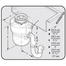  KitchenAid 3/4 HP Continuous Feed Waste Disposer KCDS075T IMAGE 2