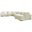  Manufacturer Color_Ivory  -- Lindyn Fabric 6 pc Sectional IMAGE 1