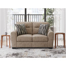  Manufacturer Color_Mocha  -- Olten Stationary Fabric Loveseat IMAGE 5