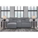  Signature Design by Ashley Modmax 65906S17 3 pc Power Reclining Sectional with Chaise IMAGE 5