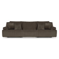  Manufacturer Color_Chocolate  -- Top Tier Reclining Fabric Sofa IMAGE 1