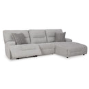  Manufacturer Color_Pewter  -- Acklen Place Power Reclining Fabric 3 pc Sectional IMAGE 2