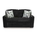  Manufacturer Color_Onyx  -- Midnight Madness Stationary Fabric Loveseat IMAGE 2