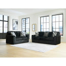  Manufacturer Color_Onyx  -- Midnight Madness Stationary Fabric Sofa IMAGE 5